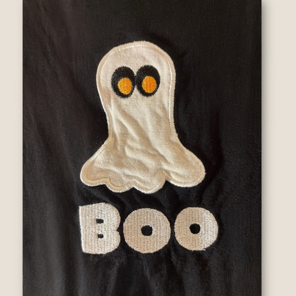 Kickee Pants 3T Halloween Ghost Black SSS & Matching Long Pants. EUC! - Picture 3 of 8